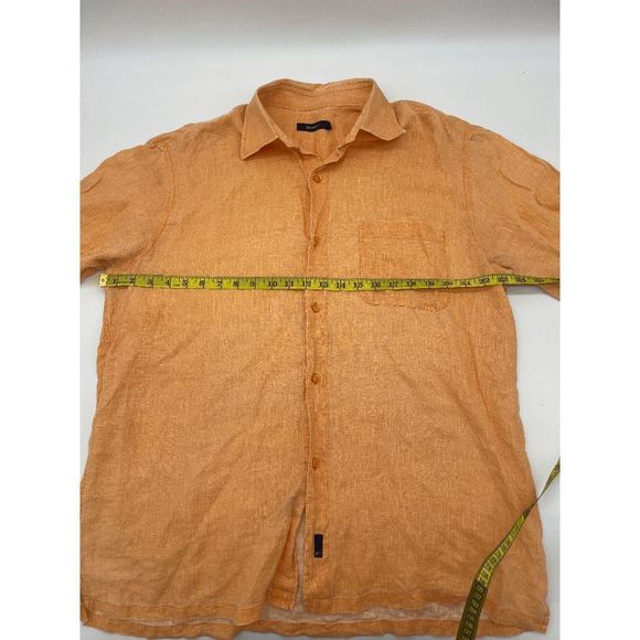 Men's Orange Dress Shirt - Picture 6 of 8
